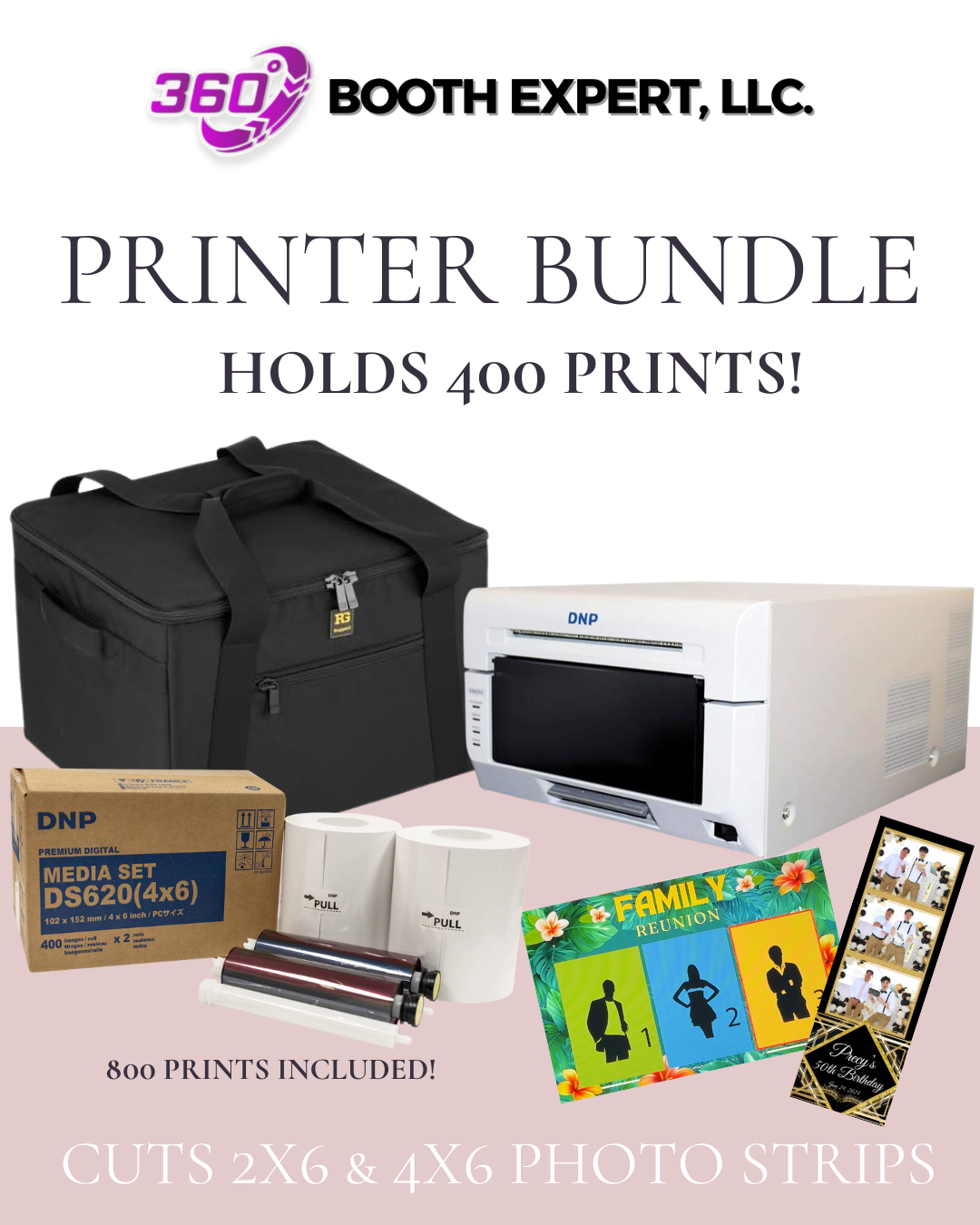 DNP DS Series Photo Booth Printer Bundle