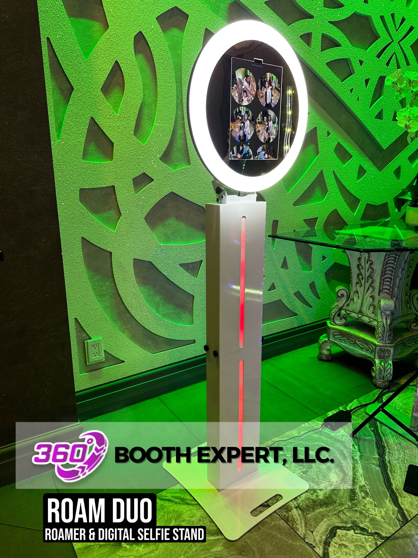 Roam Duo Photo Booth + Medium 360 Photo Booth Event Bundle