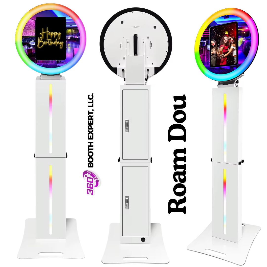 Roam Duo Photo Booth + Medium 360 Photo Booth Event Bundle