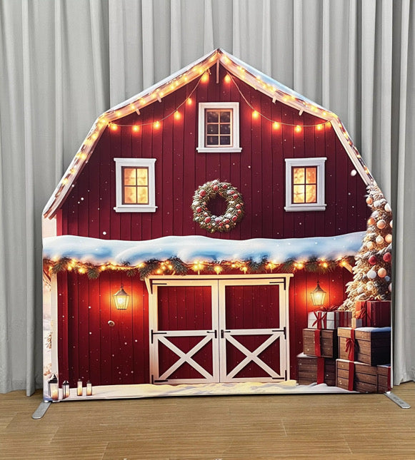 Photo Booth backdrops 8x8 fabric double sided - BLACK FRIDAY DEAL + SHIPPING