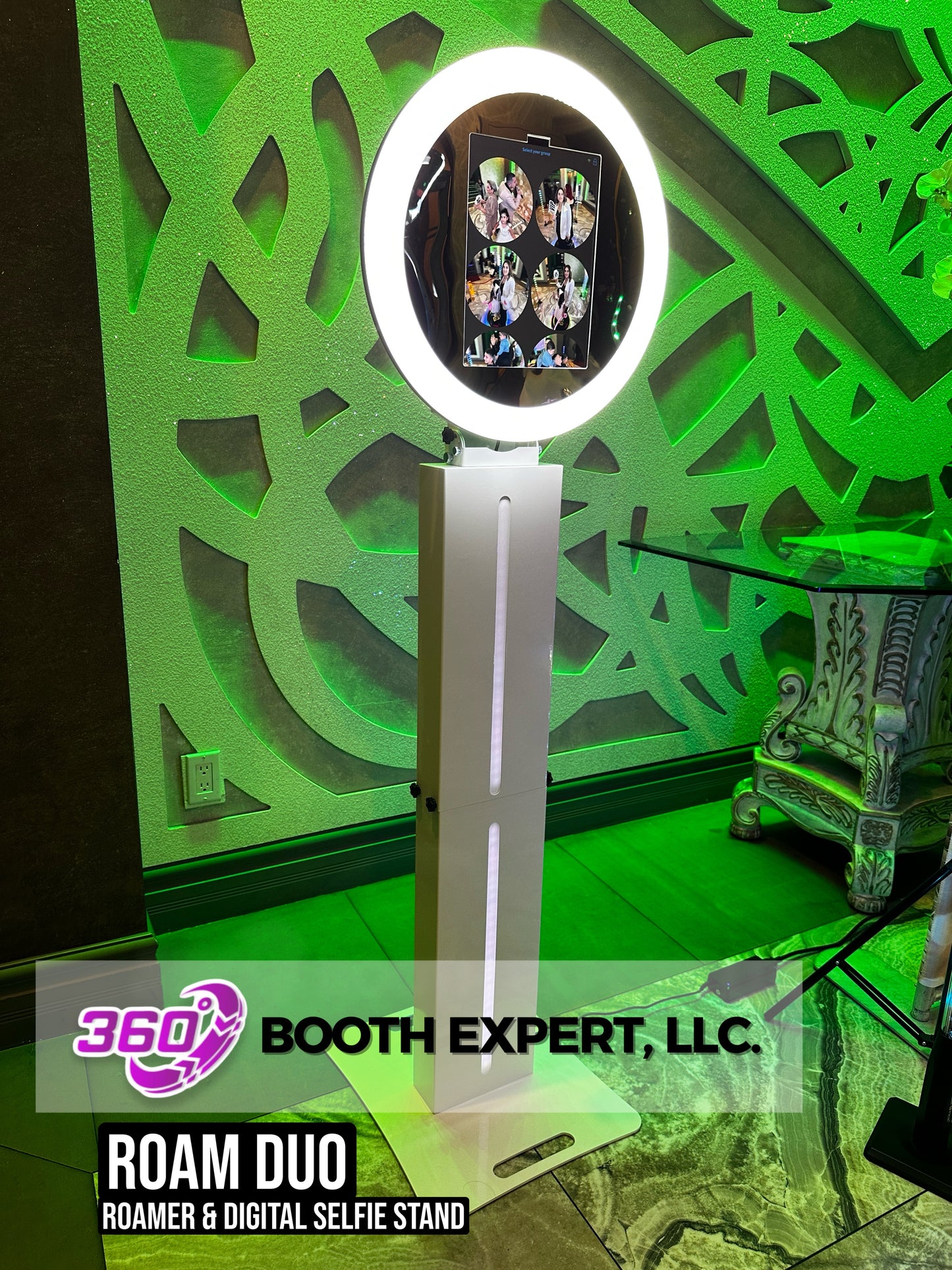 Roam Duo Photo Booth + Medium 360 Photo Booth Event Bundle