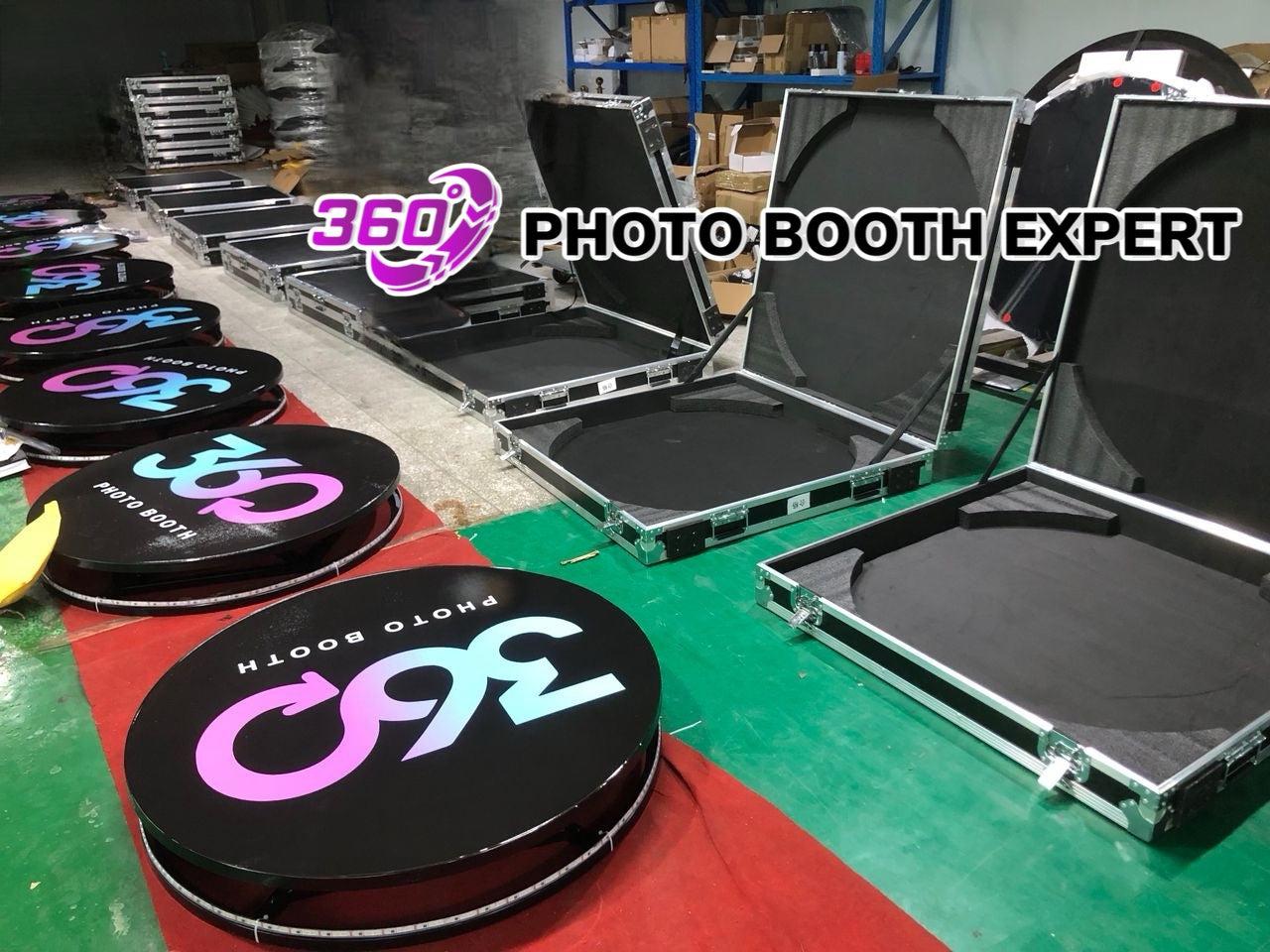 31.5" 360 Platform + Travel Case & Event Essentials
