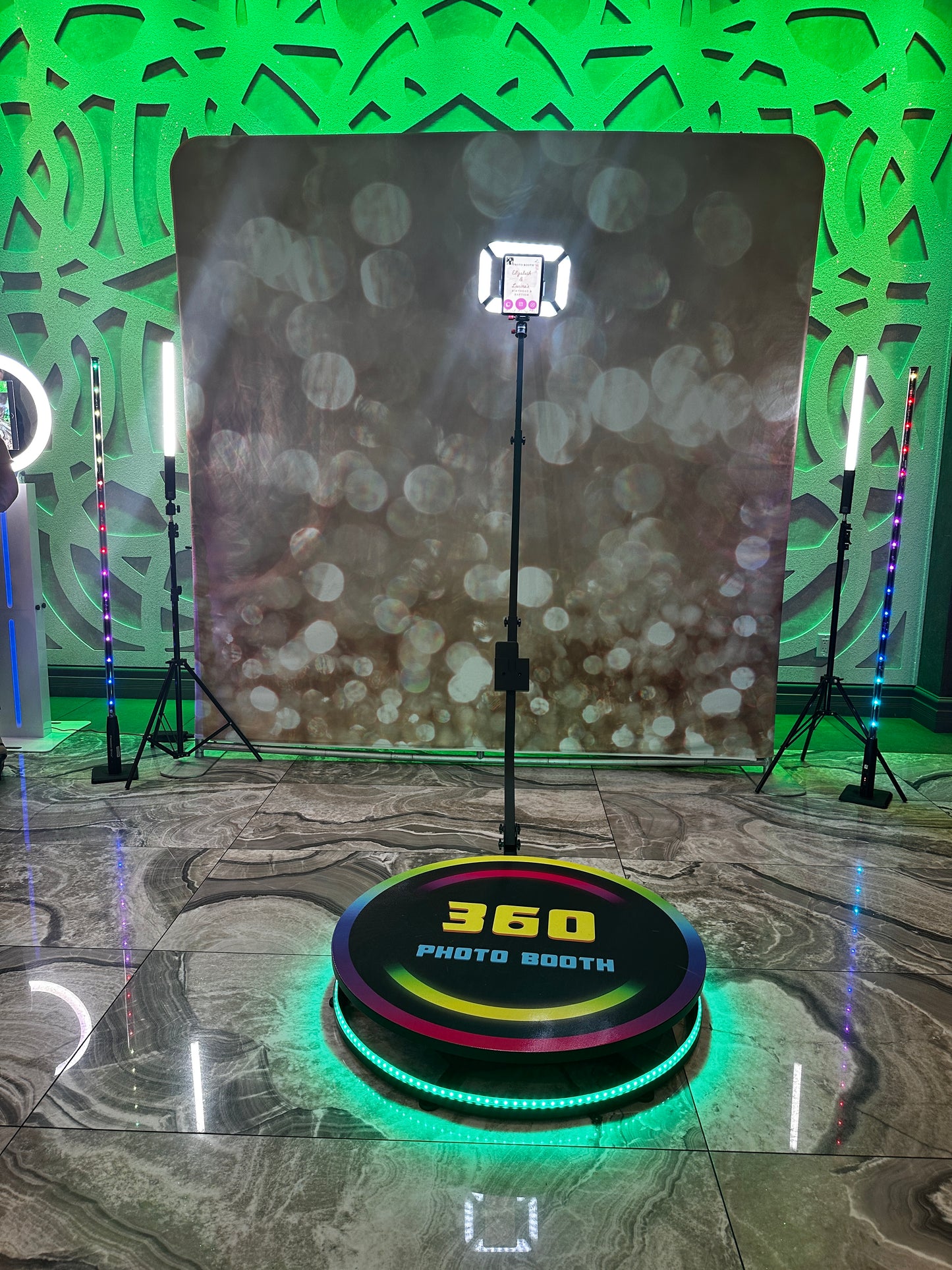 Roam Duo Photo Booth + Medium 360 Photo Booth Event Bundle