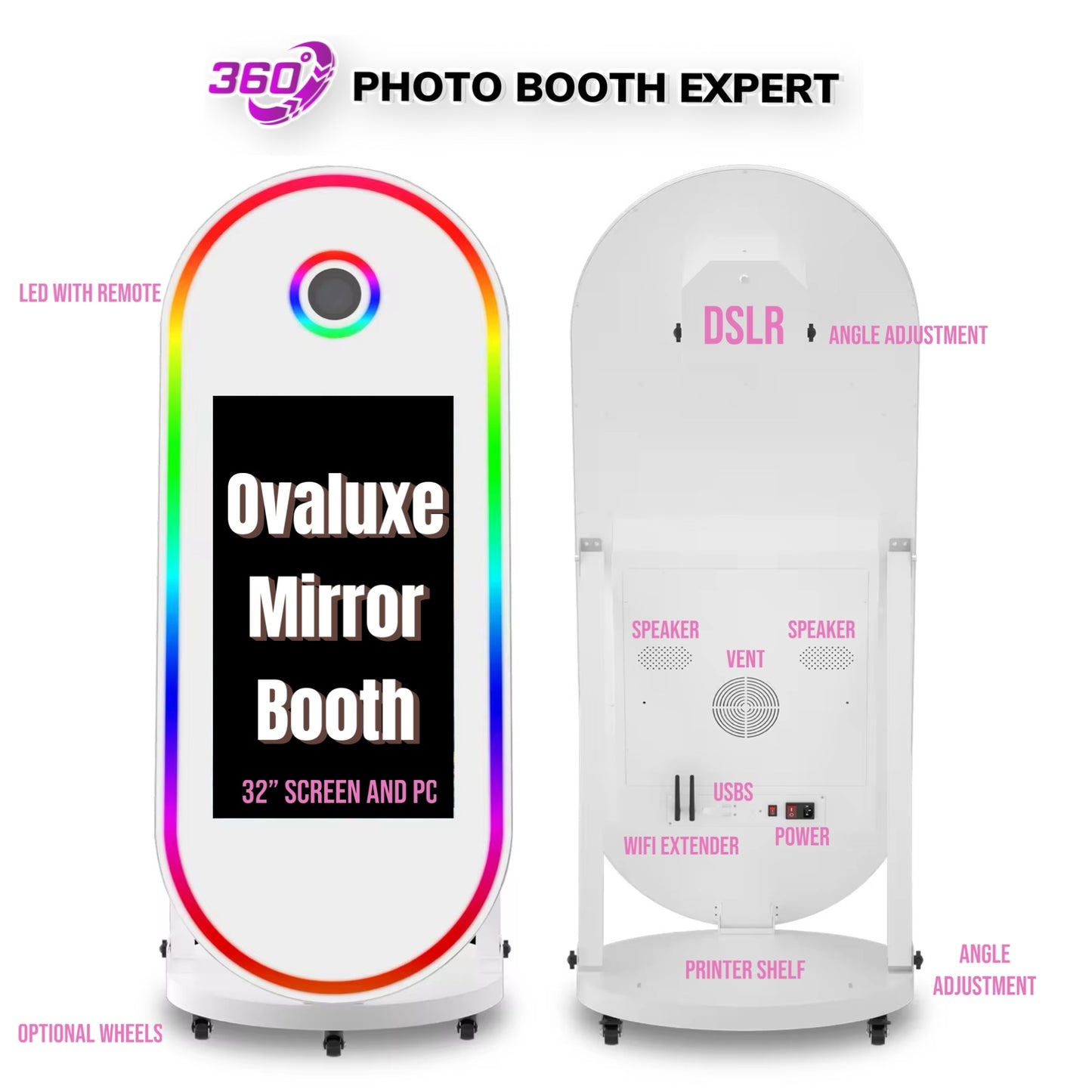 OVALUXE MIRROR PHOTO BOOTH