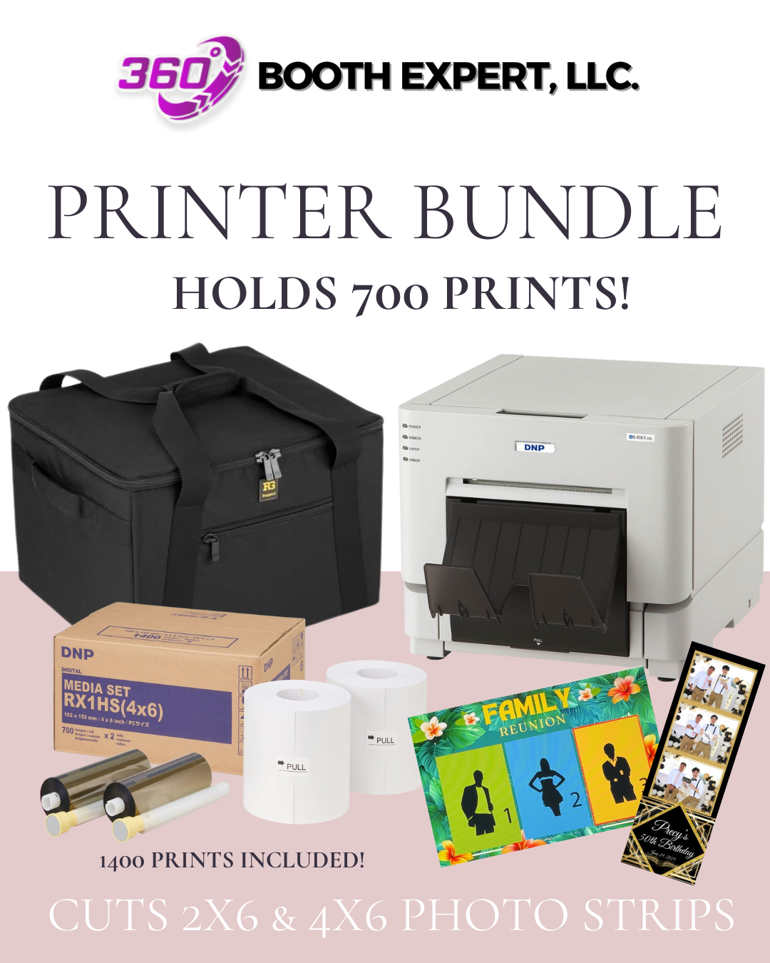 Pro Photo Booth Printer Bundle – DNP DS-RX1HS or DS620A Event Printing ...