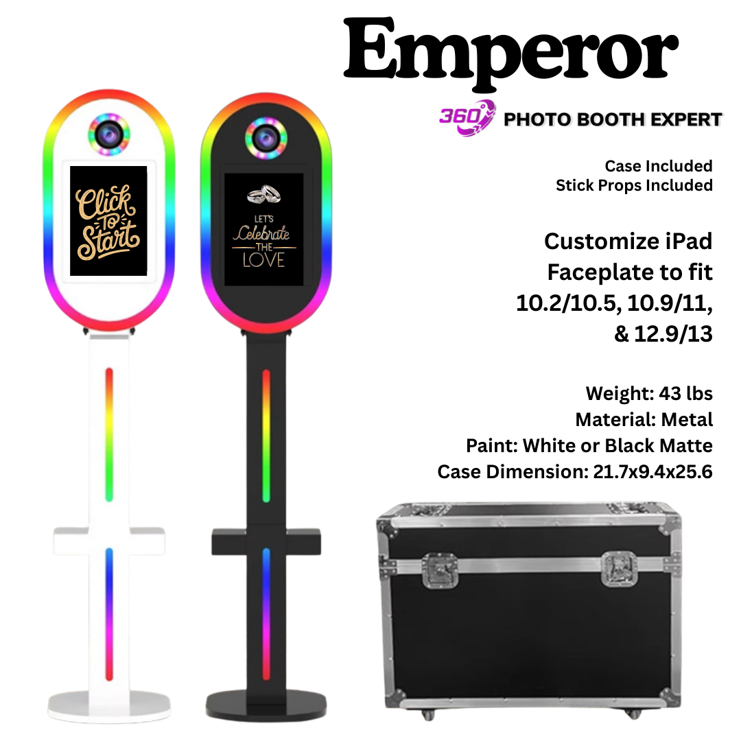 Emperor Photo Booth - SALE + SHIPPING